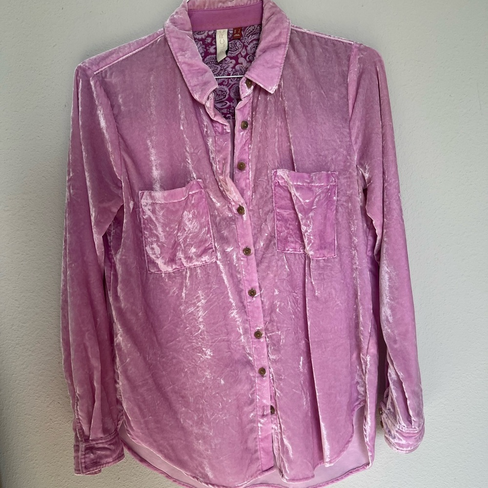 Velvet Anthropologie Button Down
